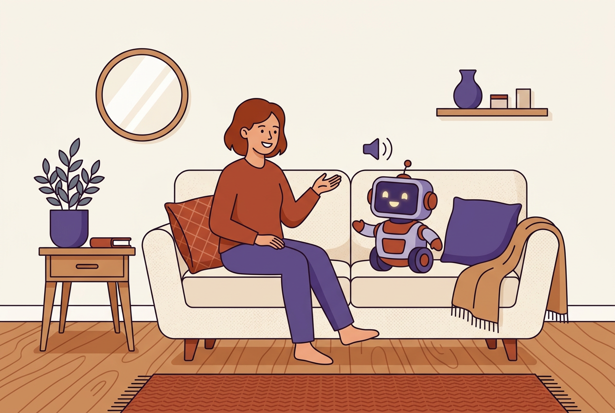 Illustration about AI companions